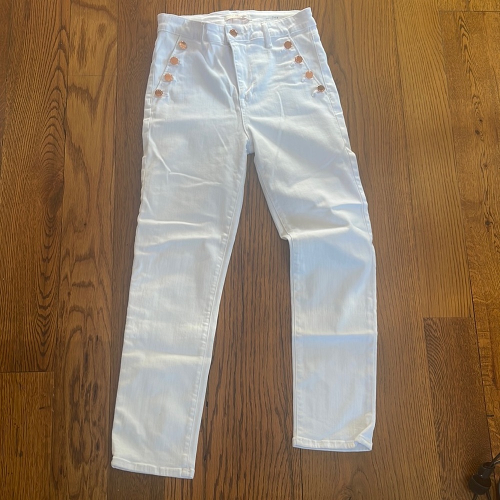 NWT Fidelity white - Cher - high rise slim